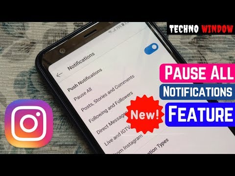 New Feature on Instagram - 'Pause All' Notifications | Instagram New Update 2019