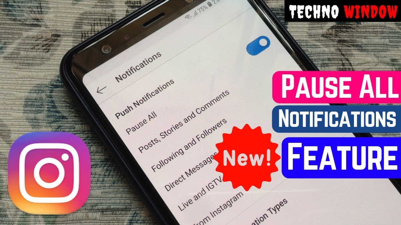 New Feature on Instagram - 'Pause All' Notifications | Instagram New Update 2019
