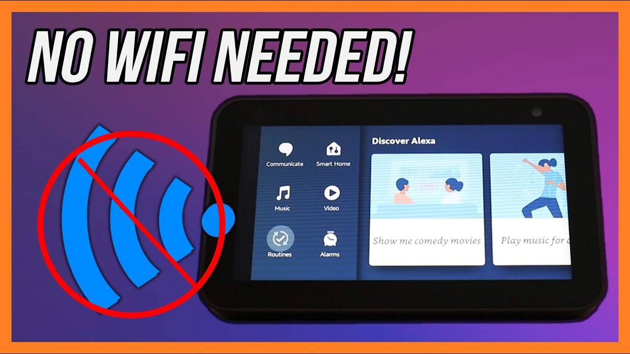 Echo Show Bluetooth Pairing with NO WIFI Required!