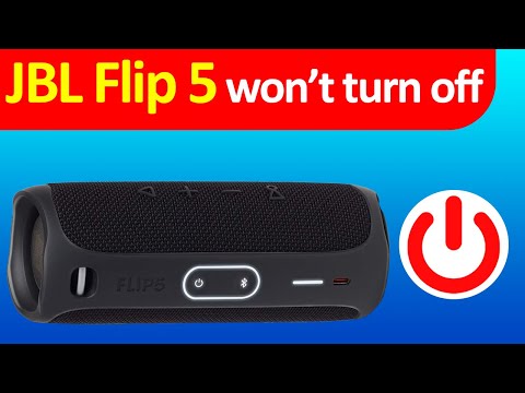 JBL Flip 5 won't turn off (How To Fix It)