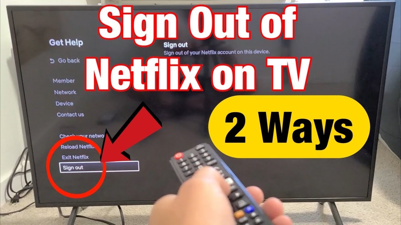 How to Sign Out of Netflix App on any TV (2 Ways)