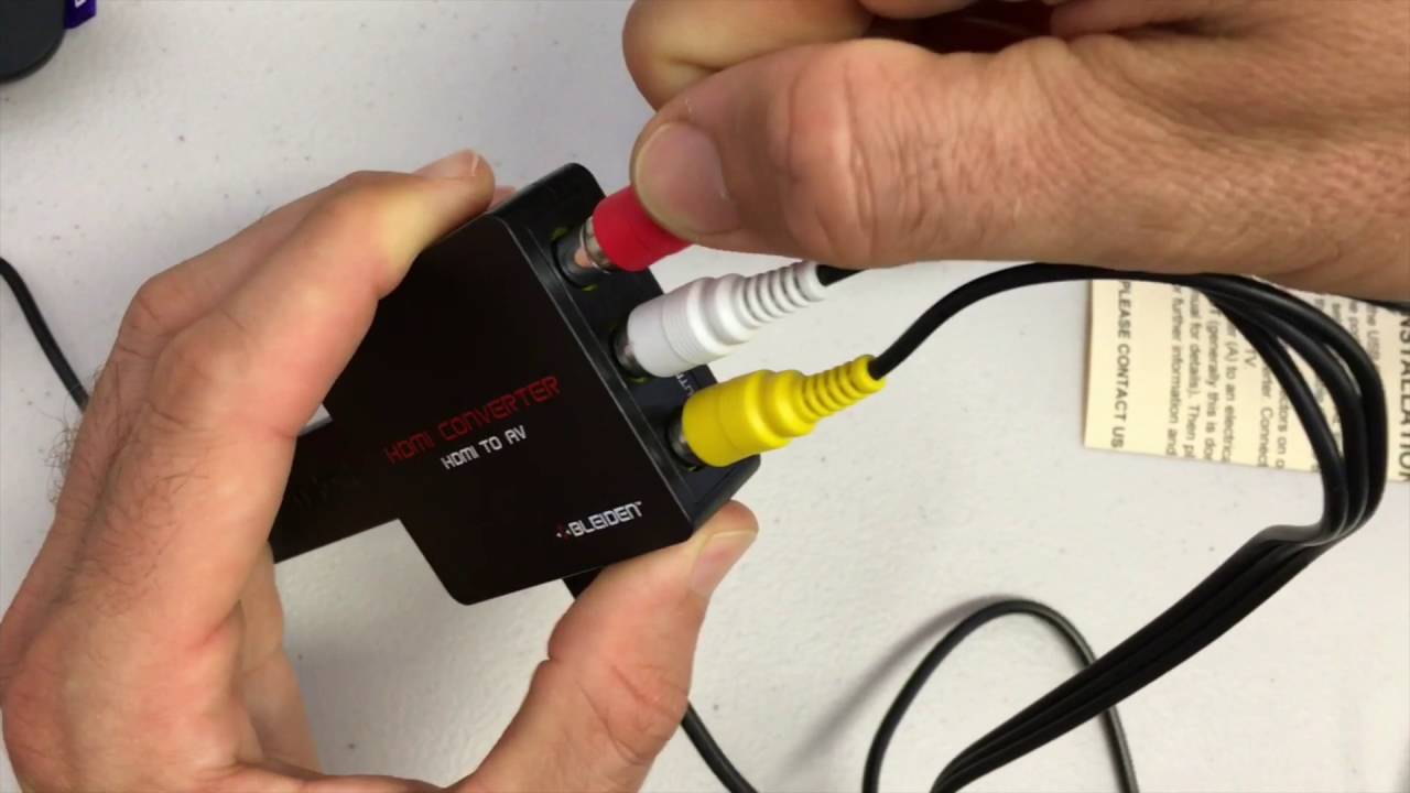 Bleiden HDMI2AV Video Converter for Roku Streaming Stick