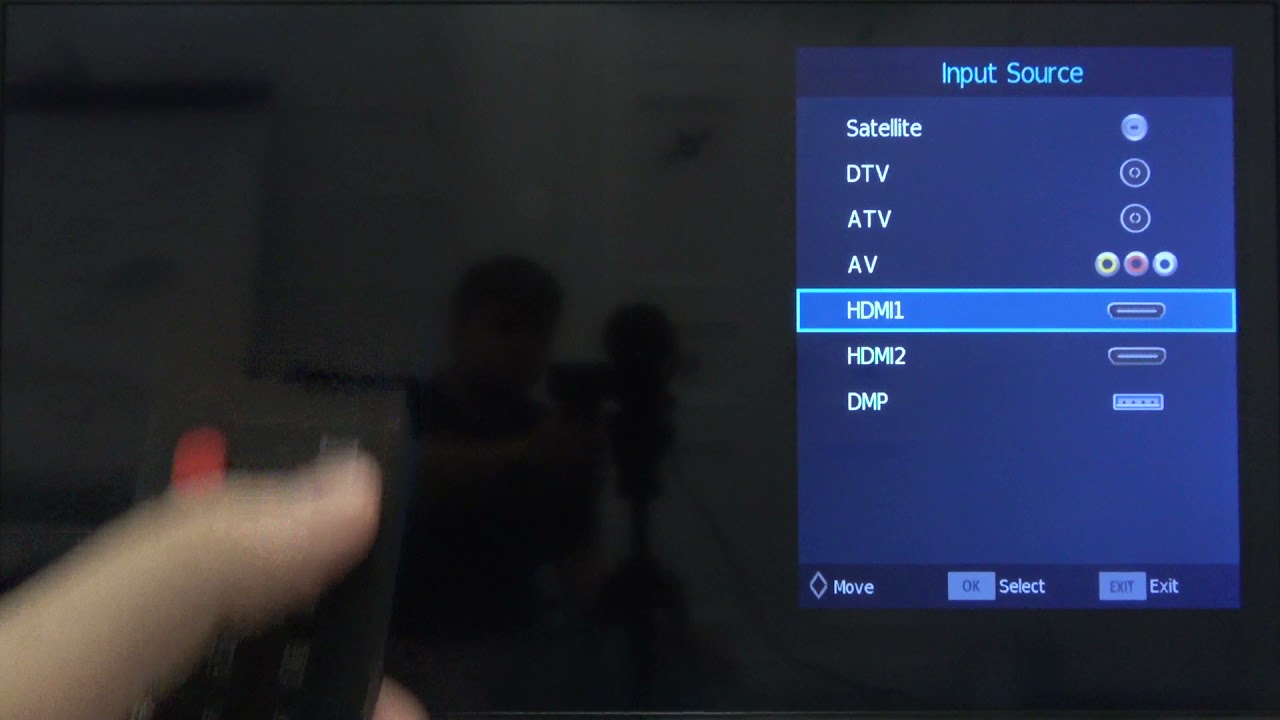 HiSense LED TV (H40BE5000) - Change Input Source