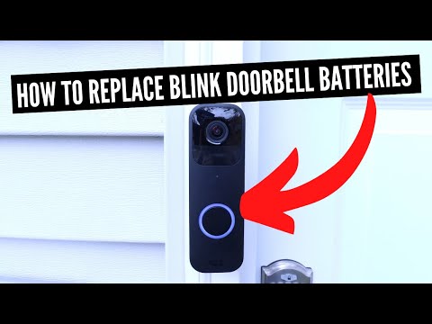 How To Replace Blink Doorbell Batteries