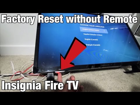 Insignia Fire TV: Factory Reset without Remote