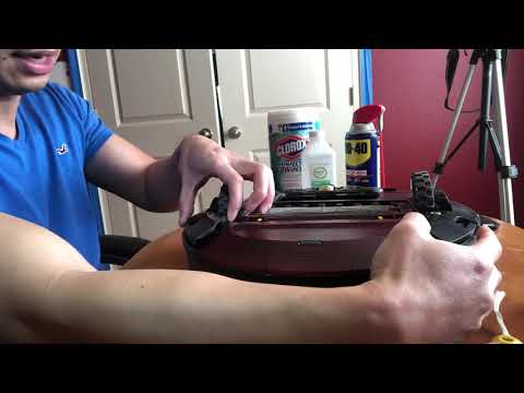 Easy fix iRobot roomba wheel jammed error w/ screwdrivers 10 minutes part 1