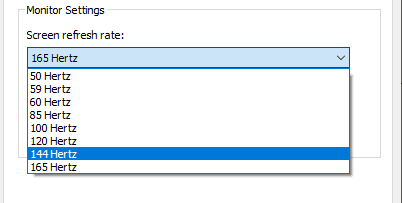 monitor refresh rate