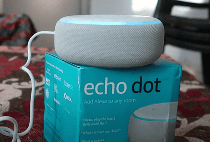 echo dot alexa unit