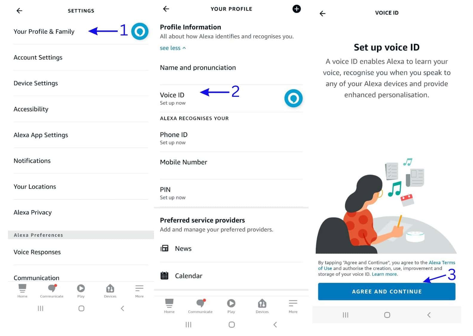 Enable Alexa Voice Learning