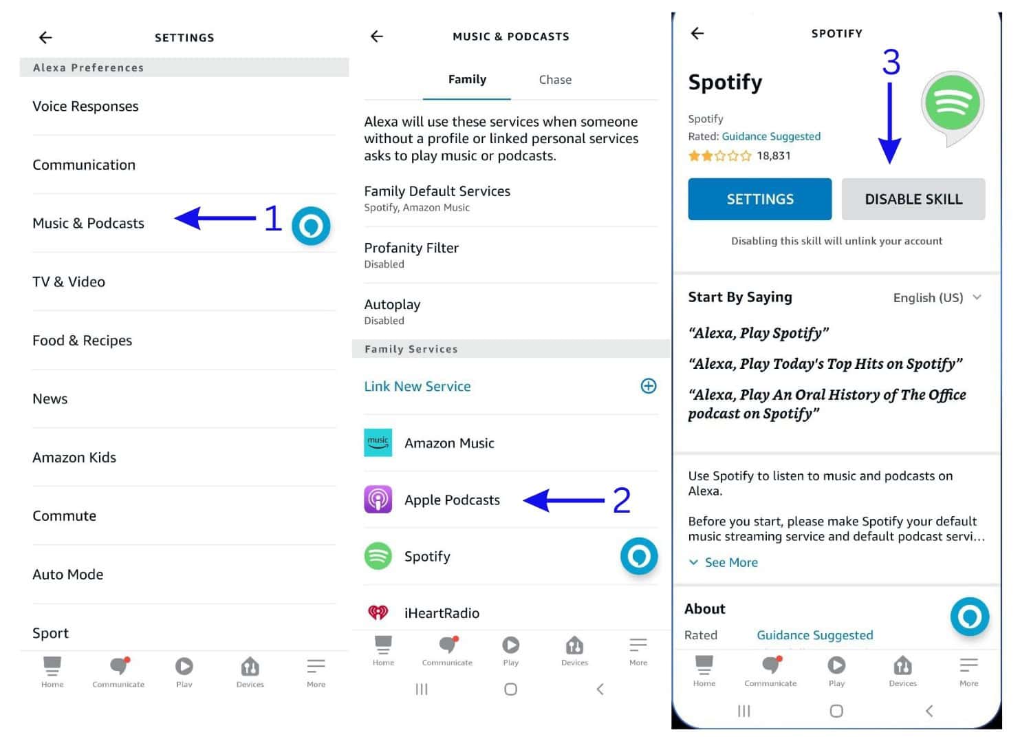 Unlink & Relink Account on Alexa