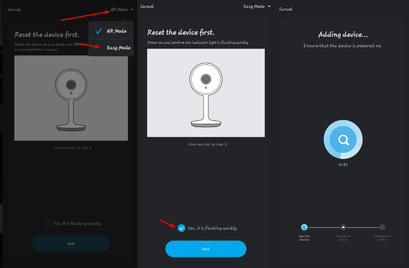 switch to easy mode instructional image 2